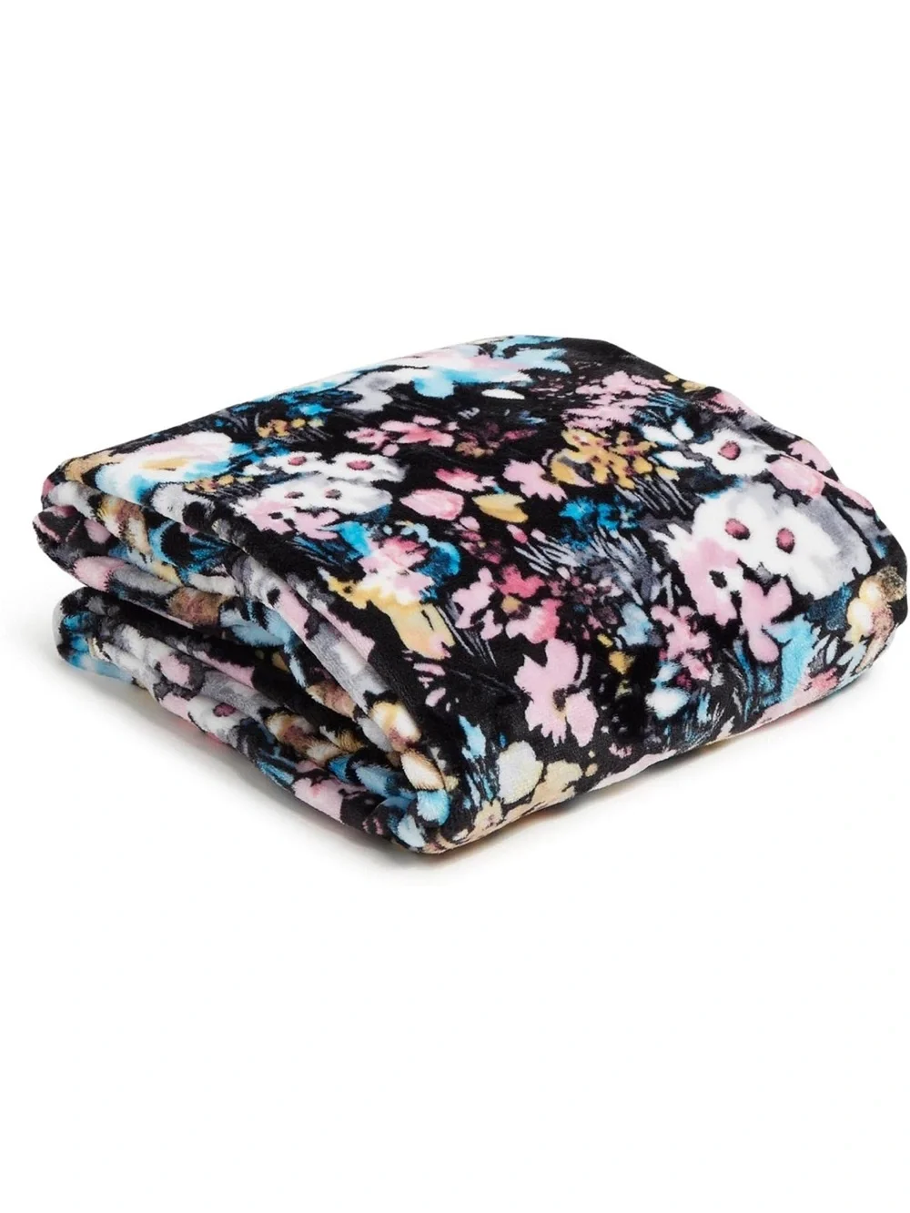 Vera Bradley Artist’s Garden Multi Floral Plush Throw Blanket 80” x 50”
